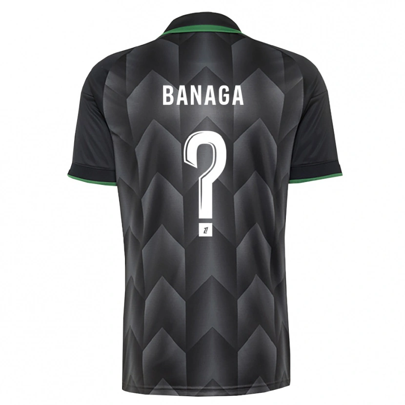 Danxen Børn Mathéssendé Baud Banaga #0 Hvid Sort Grøn Udebane Spillertrøjer 2026/27 Trøje T-Shirt