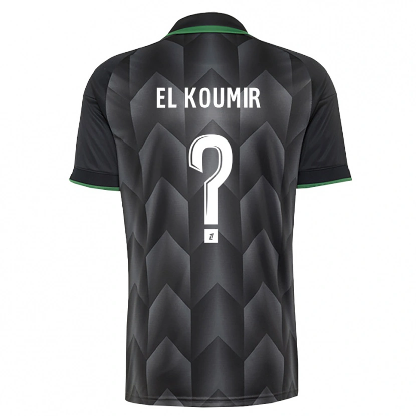 Danxen Børn Kaïna El Koumir #0 Hvid Sort Grøn Udebane Spillertrøjer 2026/27 Trøje T-Shirt