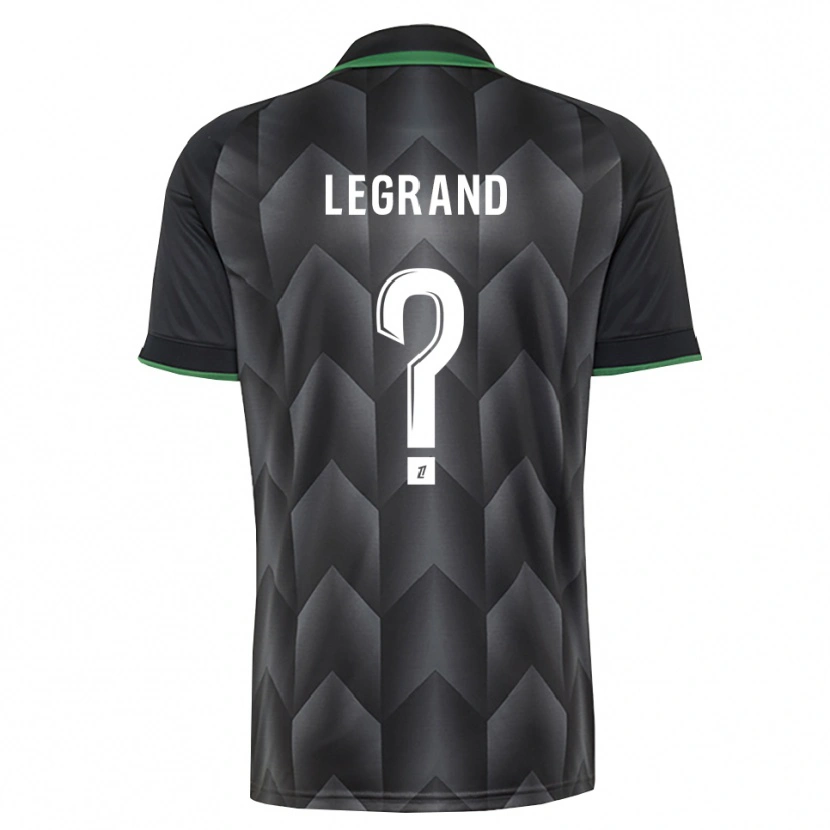 Danxen Børn Bérénice Legrand #0 Hvid Sort Grøn Udebane Spillertrøjer 2026/27 Trøje T-Shirt