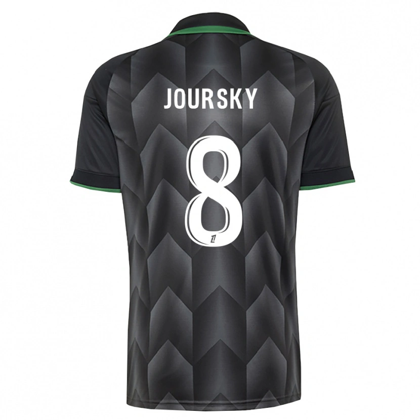 Danxen Børn Leopold Joursky #8 Hvid Sort Grøn Udebane Spillertrøjer 2026/27 Trøje T-Shirt