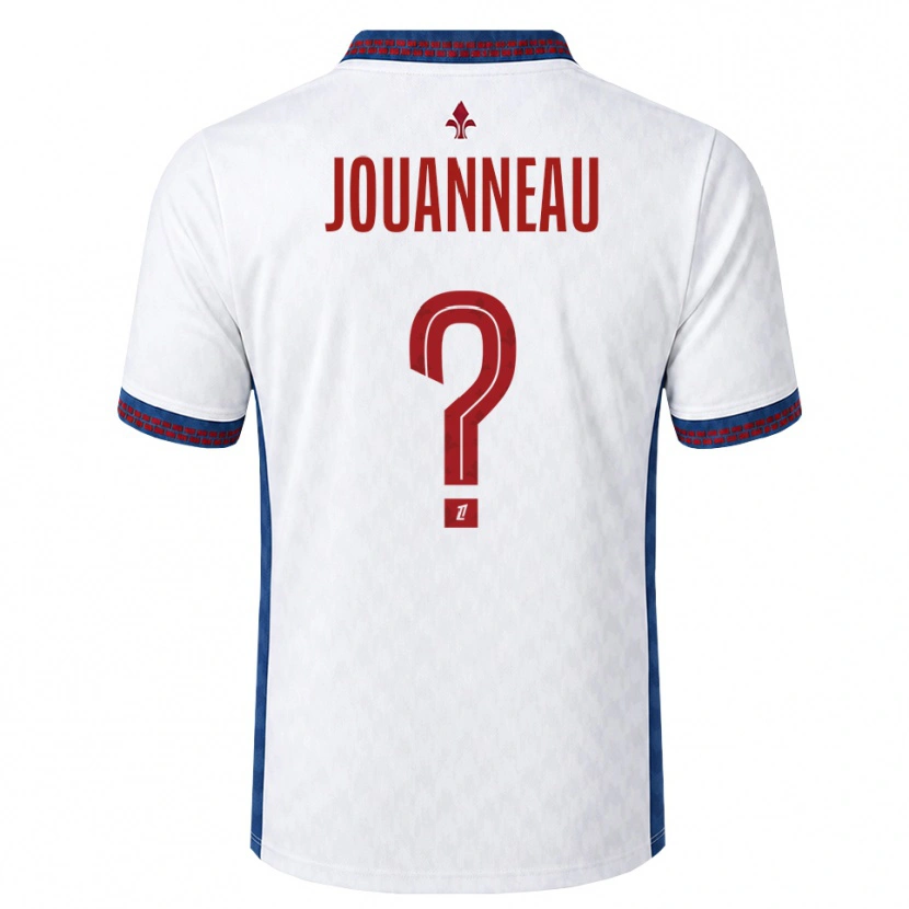 Danxen Børn Paul Jouanneau #0 Rød Hvid Blå Udebane Spillertrøjer 2026/27 Trøje T-Shirt