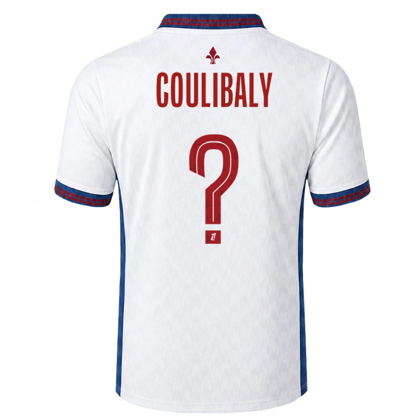 Danxen Børn Bilal Coulibaly #0 Rød Hvid Blå Udebane Spillertrøjer 2026/27 Trøje T-Shirt