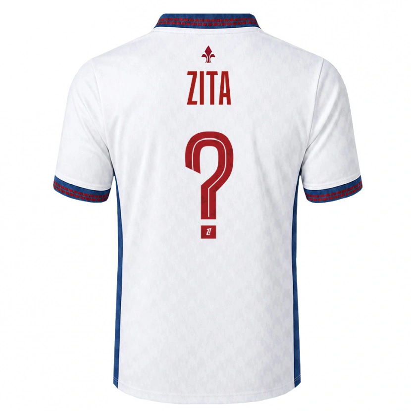Danxen Børn Kisley Zita #0 Rød Hvid Blå Udebane Spillertrøjer 2026/27 Trøje T-Shirt