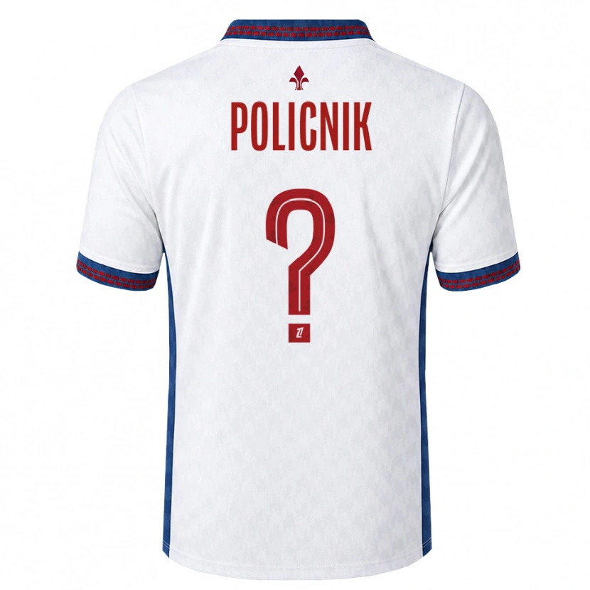 Danxen Børn Valéryane Policnik #0 Rød Hvid Blå Udebane Spillertrøjer 2026/27 Trøje T-Shirt