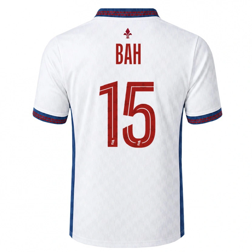 Danxen Børn Oury Bah #15 Rød Hvid Blå Udebane Spillertrøjer 2026/27 Trøje T-Shirt