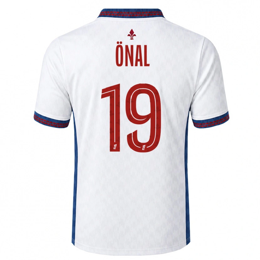 Danxen Børn Başar Önal #19 Rød Hvid Blå Udebane Spillertrøjer 2026/27 Trøje T-Shirt