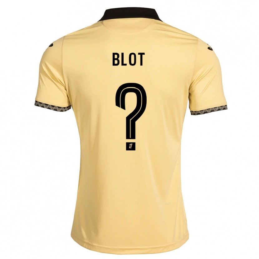 Danxen Børn Enzo Blot #0 Navajohvid Sort Udebane Spillertrøjer 2026/27 Trøje T-Shirt