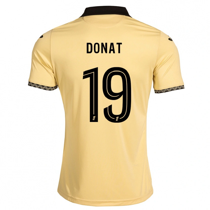 Danxen Børn Noa Donat #19 Navajohvid Sort Udebane Spillertrøjer 2026/27 Trøje T-Shirt