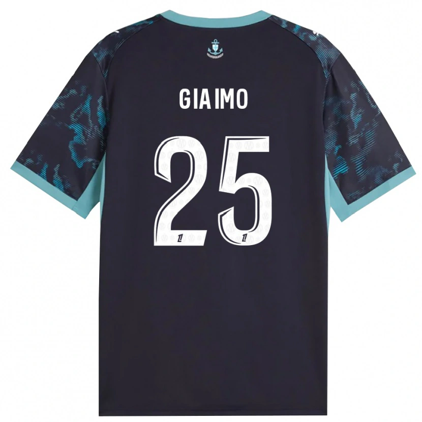 Danxen Børn Carla Giaimo #25 Bleg Turkis Hvid Sort Udebane Spillertrøjer 2026/27 Trøje T-Shirt