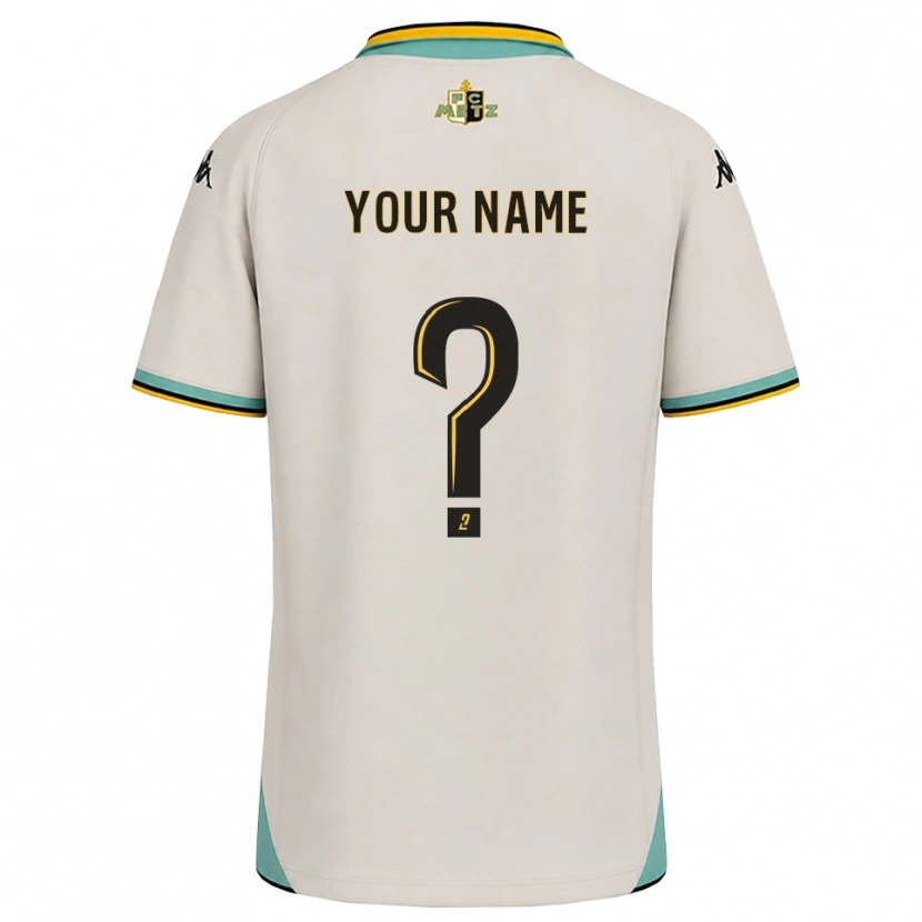 Danxen Børn Dit Navn #0 Blomsterhvid Sort Udebane Spillertrøjer 2026/27 Trøje T-Shirt
