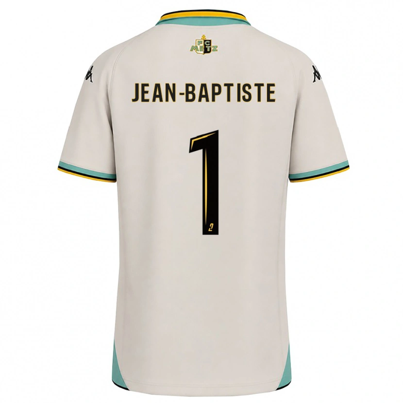 Danxen Børn Romain Jean-Baptiste #1 Blomsterhvid Sort Udebane Spillertrøjer 2026/27 Trøje T-Shirt