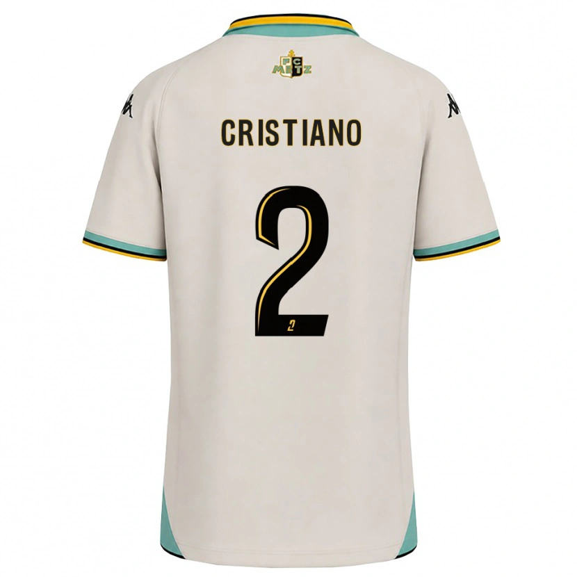 Danxen Børn Cristiano De Castro Rolo #2 Blomsterhvid Sort Udebane Spillertrøjer 2026/27 Trøje T-Shirt