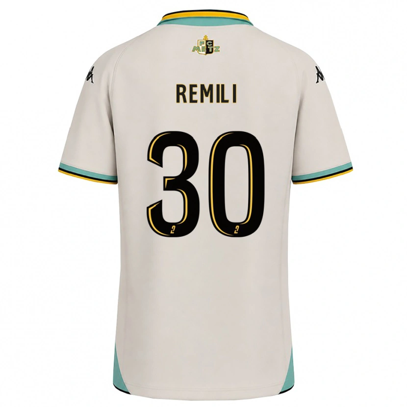 Danxen Børn Célia Remili #30 Blomsterhvid Sort Udebane Spillertrøjer 2026/27 Trøje T-Shirt