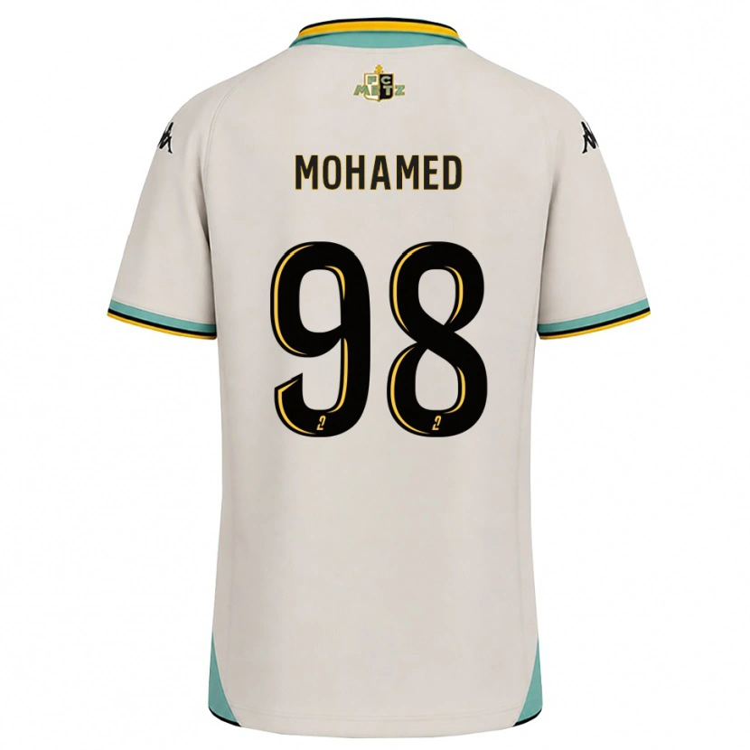 Danxen Børn Idris Mohamed #98 Blomsterhvid Sort Udebane Spillertrøjer 2026/27 Trøje T-Shirt