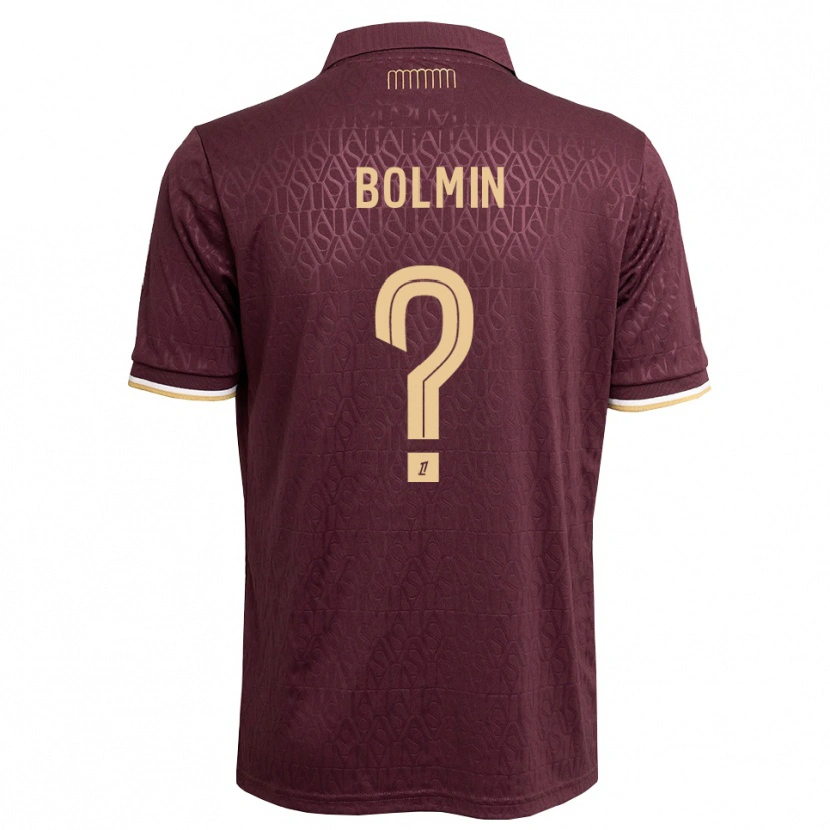Danxen Børn Winsley Bolmin #0 Mørkerød Sandfarvet Udebane Spillertrøjer 2026/27 Trøje T-Shirt