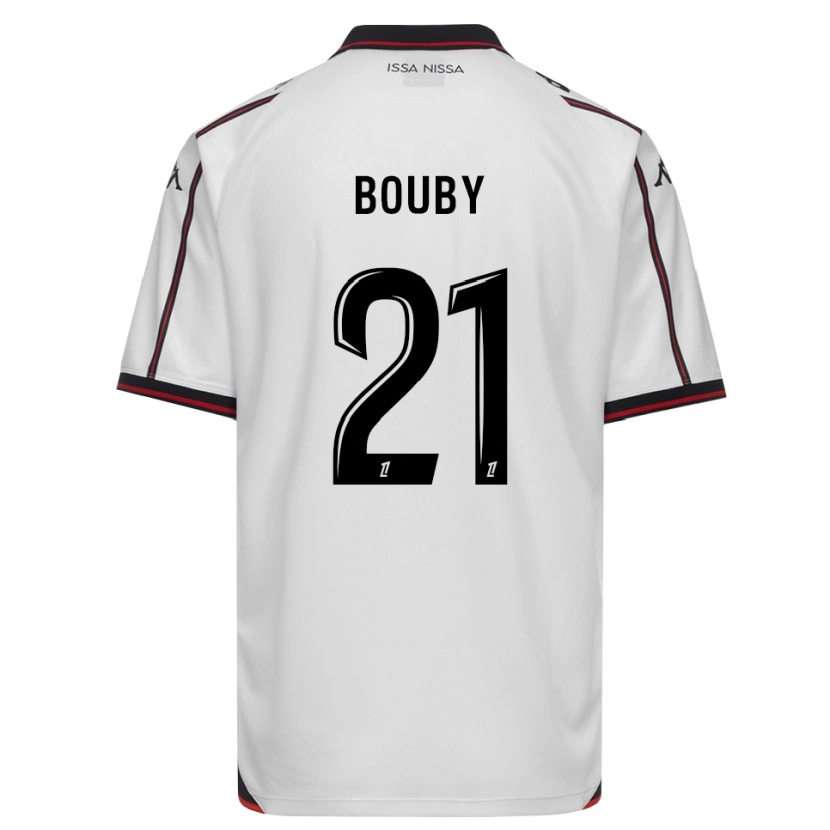 Danxen Børn Coline Bouby #21 Sort Hvid Udebane Spillertrøjer 2026/27 Trøje T-Shirt