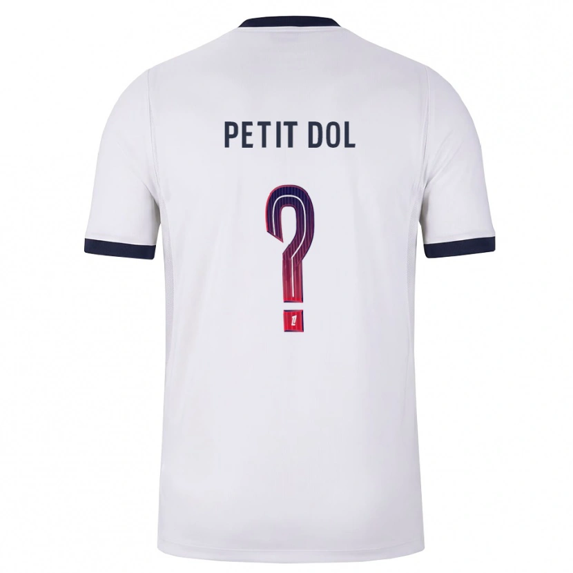 Danxen Børn Mathieu Petit Dol #0 Hvid Sort Rød Udebane Spillertrøjer 2026/27 Trøje T-Shirt