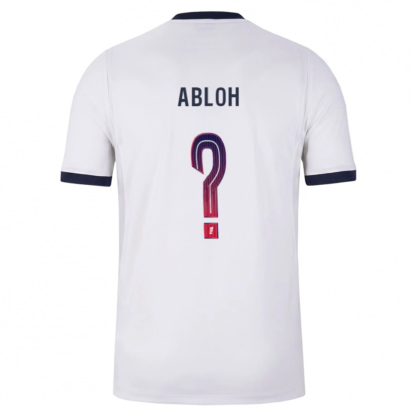 Danxen Børn Harris Abloh #0 Hvid Sort Rød Udebane Spillertrøjer 2026/27 Trøje T-Shirt