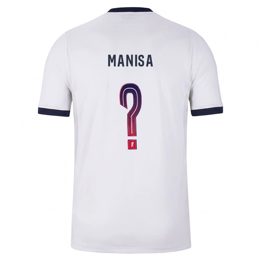 Danxen Børn Lenny Manisa #0 Hvid Sort Rød Udebane Spillertrøjer 2026/27 Trøje T-Shirt