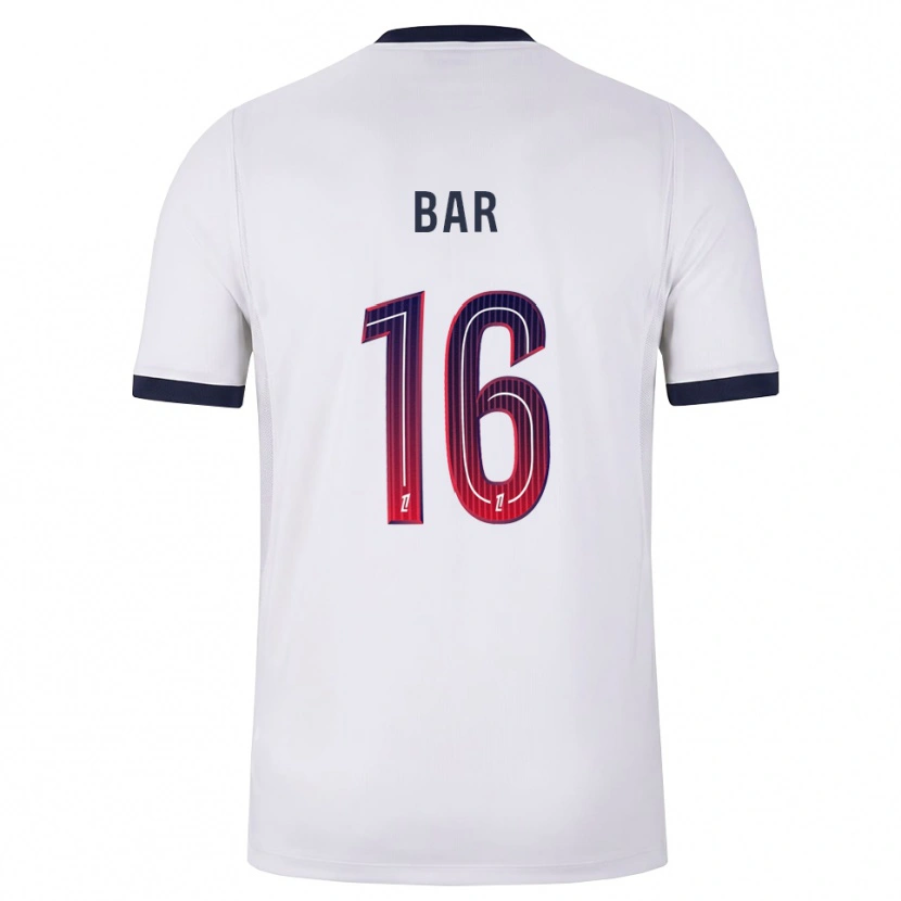 Danxen Børn Arthur Bar #16 Hvid Sort Rød Udebane Spillertrøjer 2026/27 Trøje T-Shirt