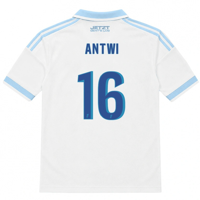 Danxen Børn Genesis Antwi #16 Lys Himmelblå Hvid Rød Udebane Spillertrøjer 2026/27 Trøje T-Shirt