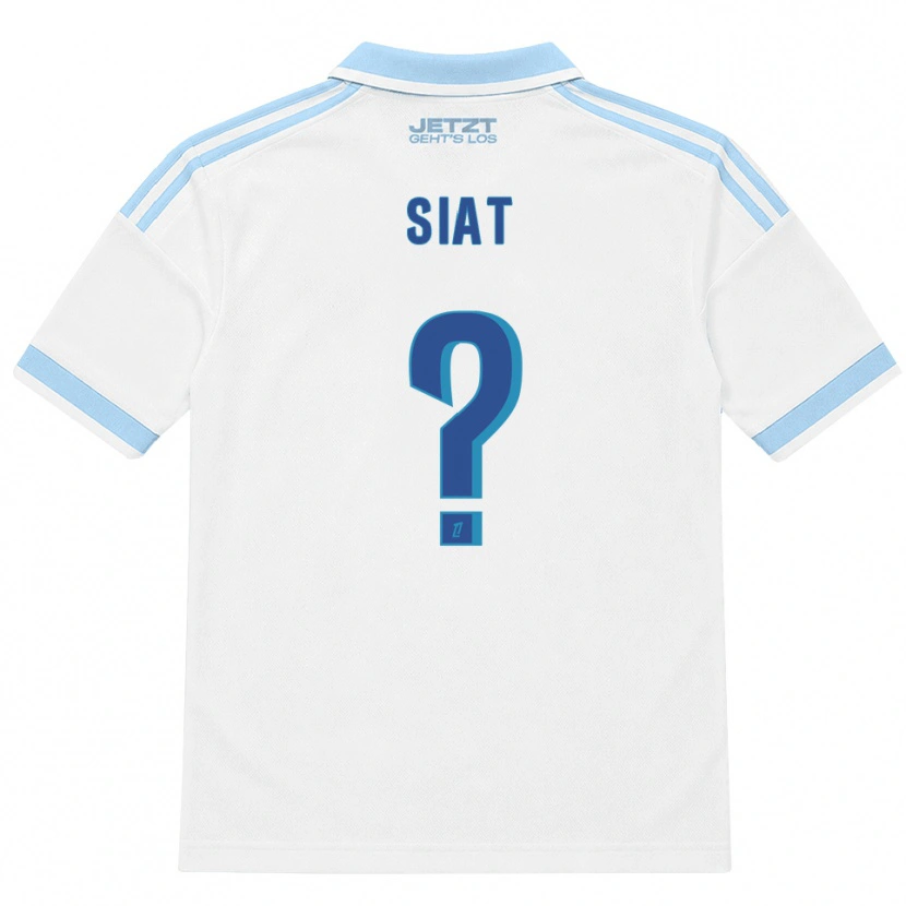 Danxen Børn Victor Siat #0 Lys Himmelblå Hvid Rød Udebane Spillertrøjer 2026/27 Trøje T-Shirt