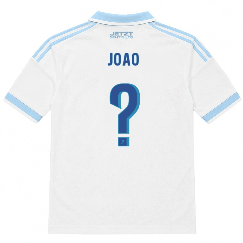 Danxen Børn Tchoula Joâo #0 Lys Himmelblå Hvid Rød Udebane Spillertrøjer 2026/27 Trøje T-Shirt