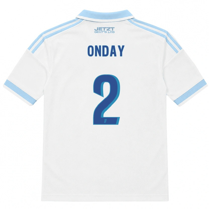 Danxen Børn Georges Onday #2 Lys Himmelblå Hvid Rød Udebane Spillertrøjer 2026/27 Trøje T-Shirt