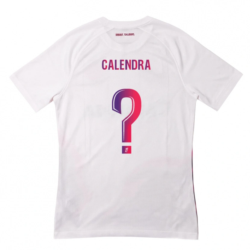 Danxen Børn Lorenzo Calendra #0 Hvid Pink Lilla Udebane Spillertrøjer 2026/27 Trøje T-Shirt
