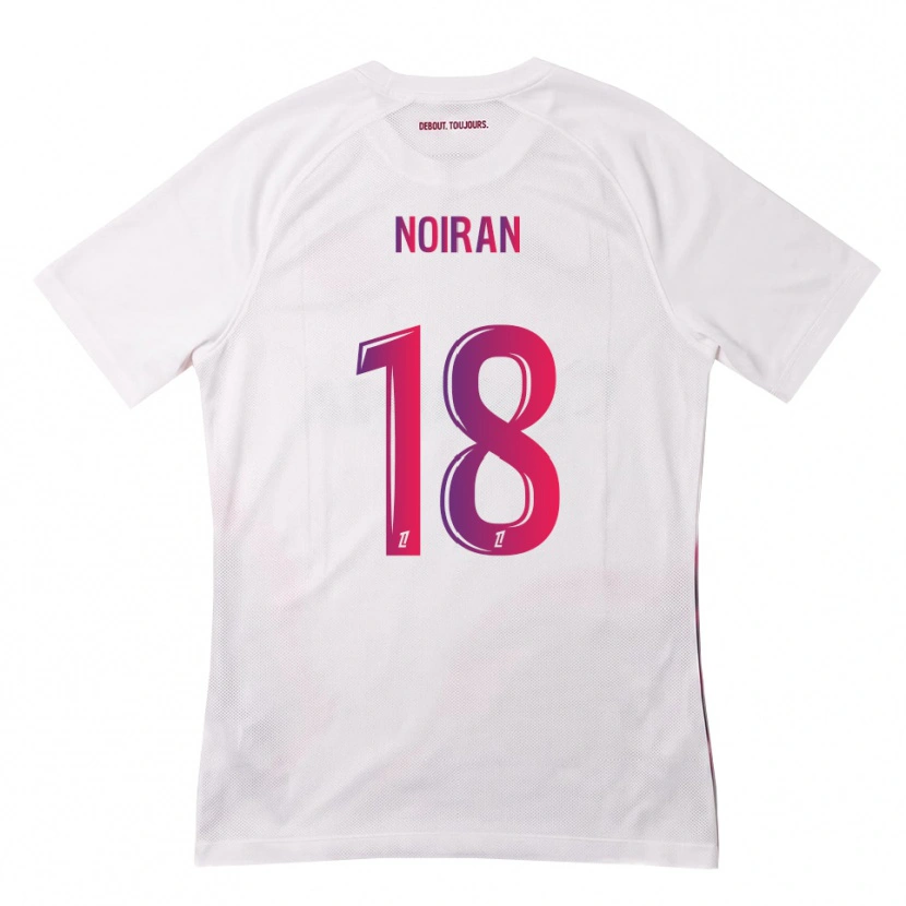 Danxen Børn Clara Noiran #18 Hvid Pink Lilla Udebane Spillertrøjer 2026/27 Trøje T-Shirt