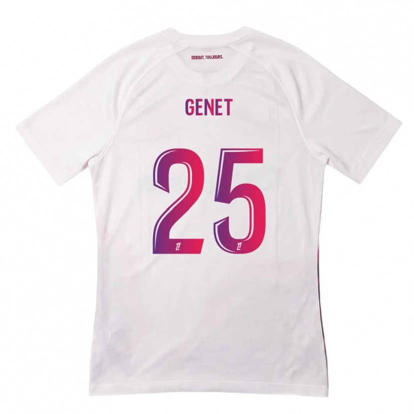 Danxen Børn Marine Genet #25 Hvid Pink Lilla Udebane Spillertrøjer 2026/27 Trøje T-Shirt