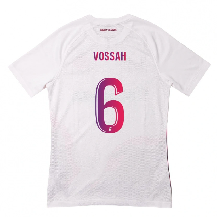 Danxen Børn Alexis Vossah #6 Hvid Pink Lilla Udebane Spillertrøjer 2026/27 Trøje T-Shirt