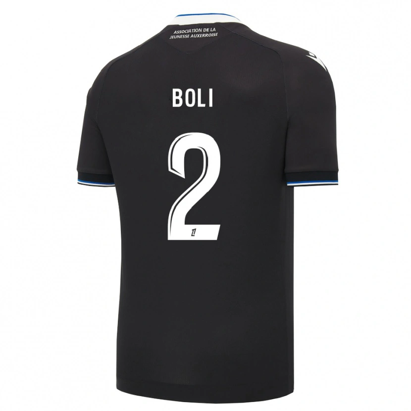 Danxen Børn Franck Boli #2 Sort Blå Hvid Udebane Spillertrøjer 2026/27 Trøje T-Shirt