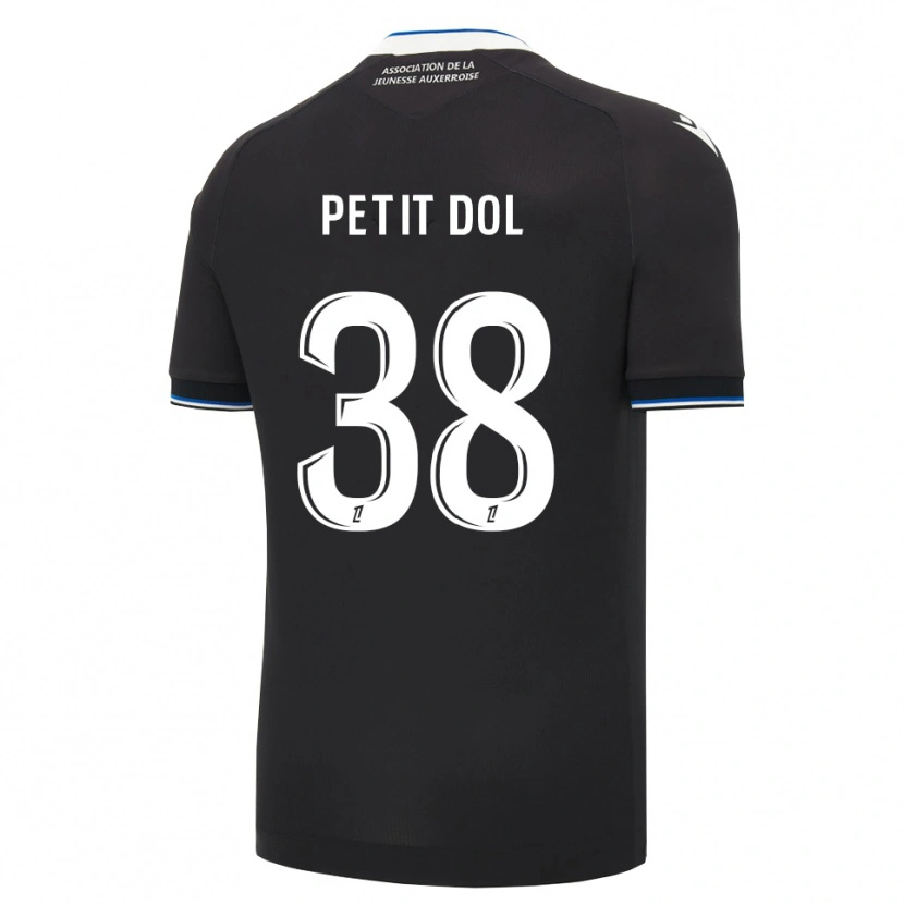 Danxen Børn Alvin Petit Dol #38 Sort Blå Hvid Udebane Spillertrøjer 2026/27 Trøje T-Shirt