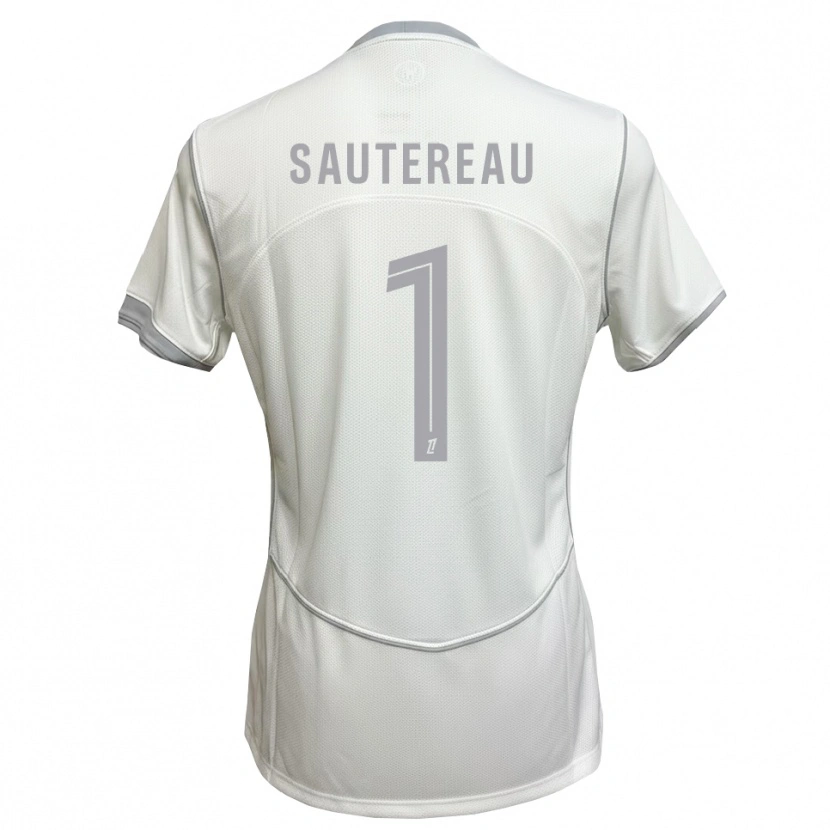 Danxen Børn Enzo Sautereau #1 Hvid Grå Udebane Spillertrøjer 2026/27 Trøje T-Shirt