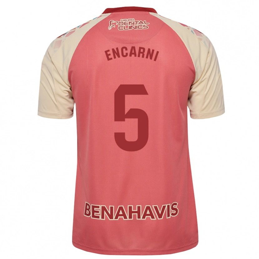 Danxen Børn Encarni #5 Lys Pink Rød Blå Udebane Spillertrøjer 2026/27 Trøje T-Shirt