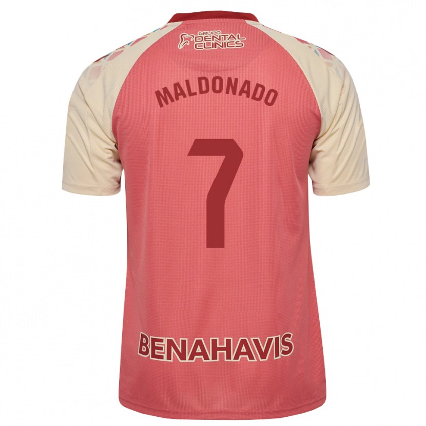 Danxen Børn Fran Maldonado #7 Lys Pink Rød Blå Udebane Spillertrøjer 2026/27 Trøje T-Shirt