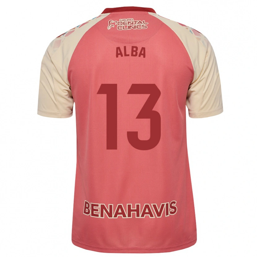 Danxen Børn Alba #13 Lys Pink Rød Blå Udebane Spillertrøjer 2026/27 Trøje T-Shirt