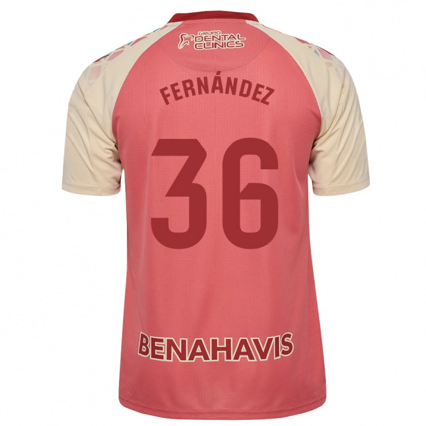 Danxen Børn Basti Fernández #36 Lys Pink Rød Blå Udebane Spillertrøjer 2026/27 Trøje T-Shirt