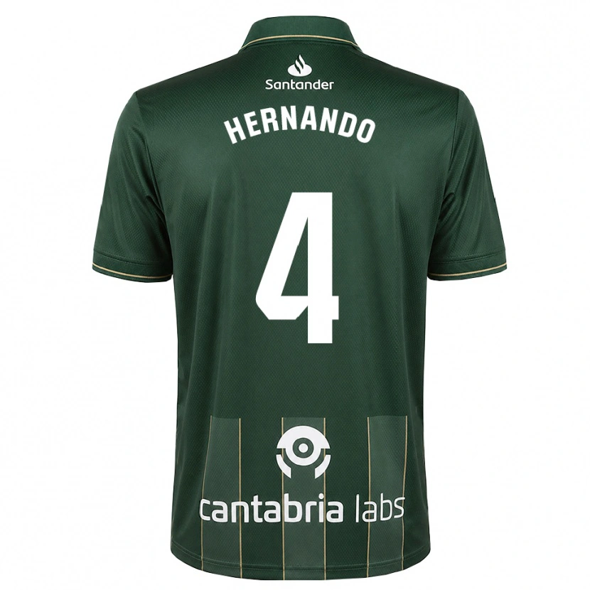 Danxen Børn Manu Hernando #4 Mørk Skifergrå Hvid Udebane Spillertrøjer 2026/27 Trøje T-Shirt
