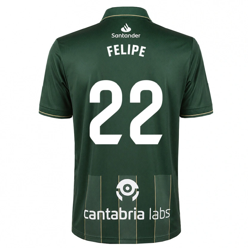 Danxen Børn Pedro Felipe #22 Mørk Skifergrå Hvid Udebane Spillertrøjer 2026/27 Trøje T-Shirt