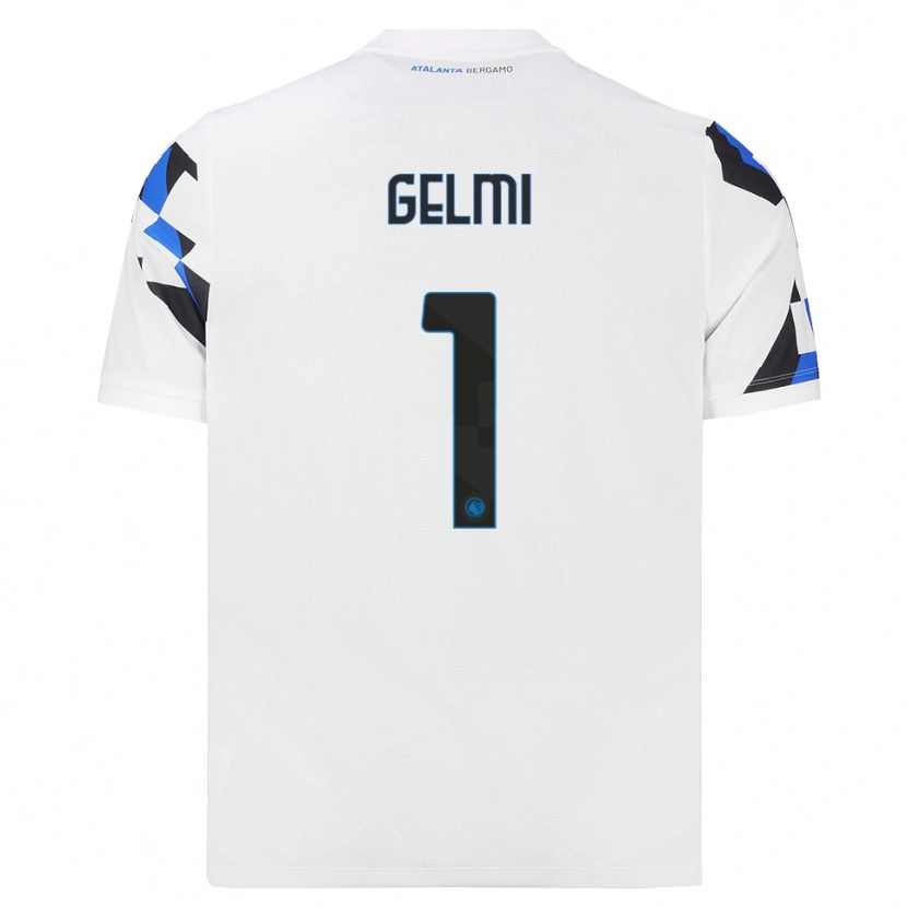 Danxen Børn Ludovico Gelmi #1 Hvid Rød Blå Udebane Spillertrøjer 2026/27 Trøje T-Shirt