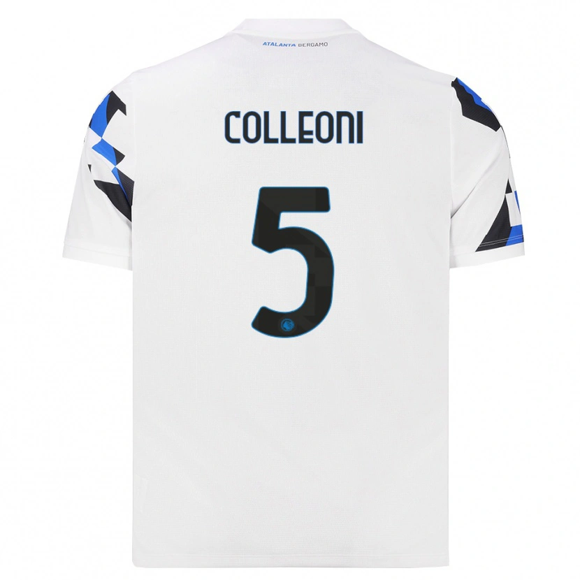 Danxen Børn Giorgio Colleoni #5 Hvid Rød Blå Udebane Spillertrøjer 2026/27 Trøje T-Shirt