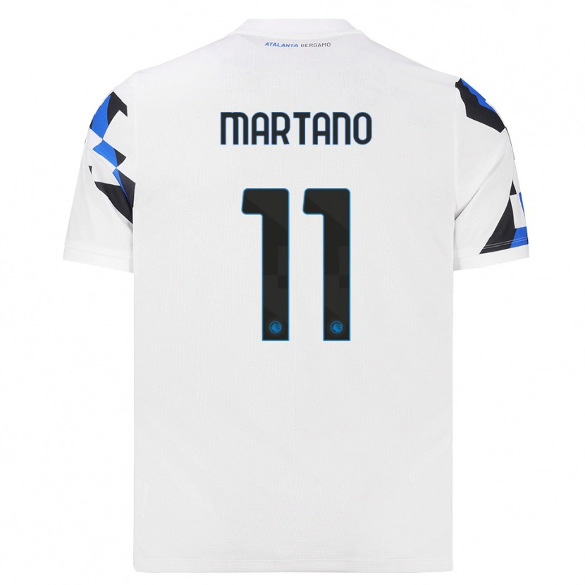 Danxen Børn Aldo Martano #11 Hvid Rød Blå Udebane Spillertrøjer 2026/27 Trøje T-Shirt