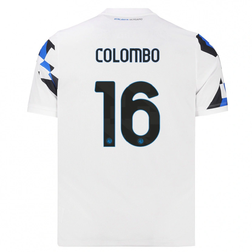 Danxen Børn William Colombo #16 Hvid Rød Blå Udebane Spillertrøjer 2026/27 Trøje T-Shirt