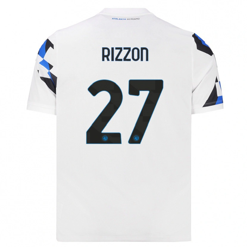 Danxen Børn Giulia Rizzon #27 Hvid Rød Blå Udebane Spillertrøjer 2026/27 Trøje T-Shirt