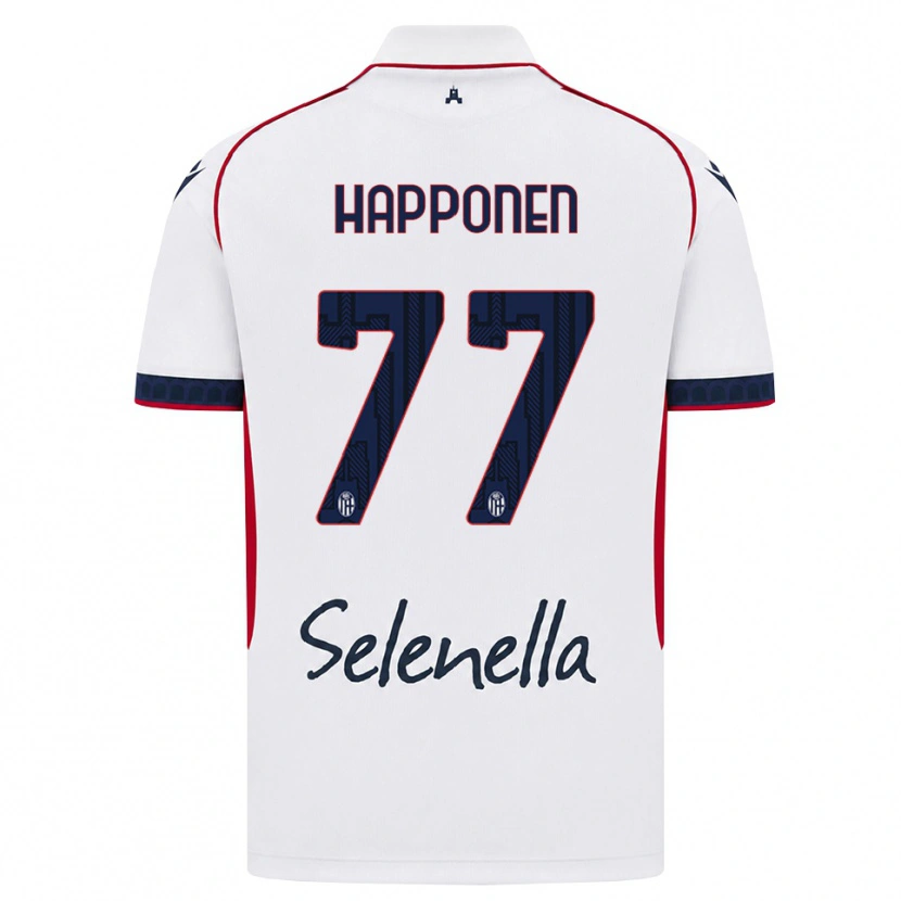 Danxen Børn Ukko Happonen #77 Hvid Rød Kongelig Blå Udebane Spillertrøjer 2026/27 Trøje T-Shirt
