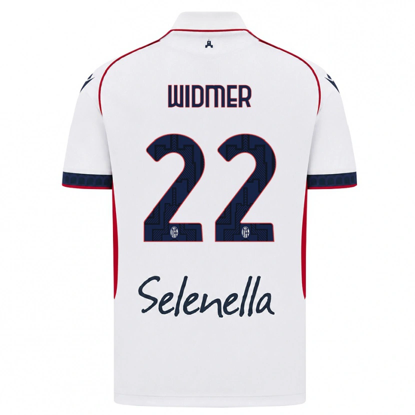 Danxen Børn Renato Widmer D’autilia #22 Hvid Rød Kongelig Blå Udebane Spillertrøjer 2026/27 Trøje T-Shirt