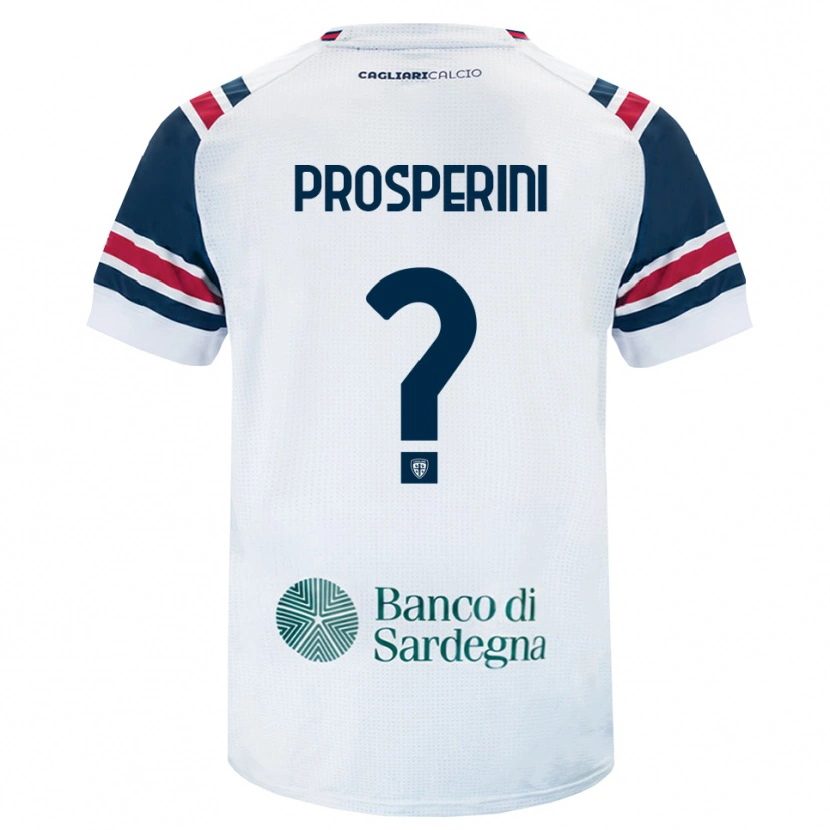 Danxen Børn Matteo Prosperini #0 Hvid Rød Grøn Udebane Spillertrøjer 2026/27 Trøje T-Shirt