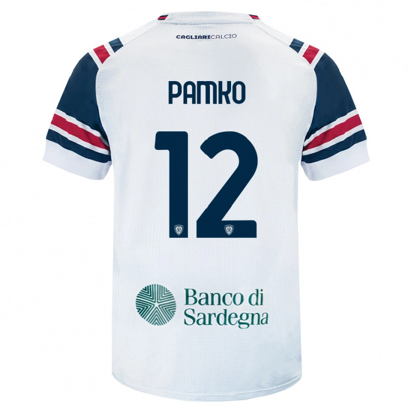 Danxen Børn Dmytro Pamko #12 Hvid Rød Grøn Udebane Spillertrøjer 2026/27 Trøje T-Shirt